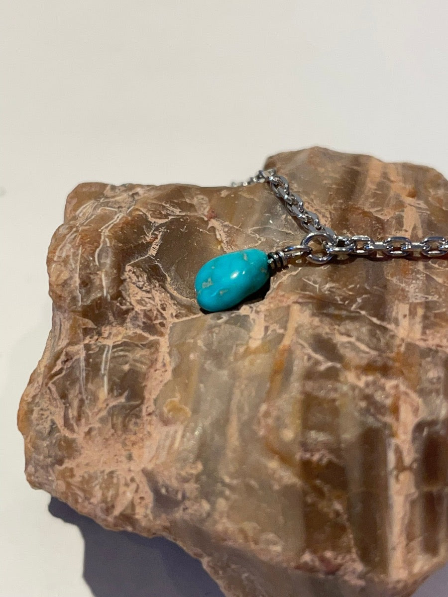 zilveren armband met turkoois geboortesteen december