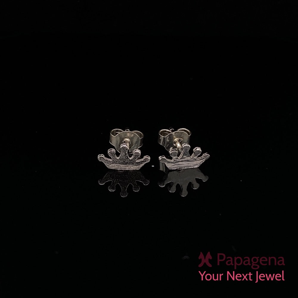 Oorbellen Queen & King zilver