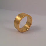 Ring Miami Ice 8 mm breed verguld