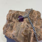 zilveren armband met amethist geboortesteen februari