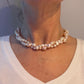 Dubbel Collier met zoetwaterparels